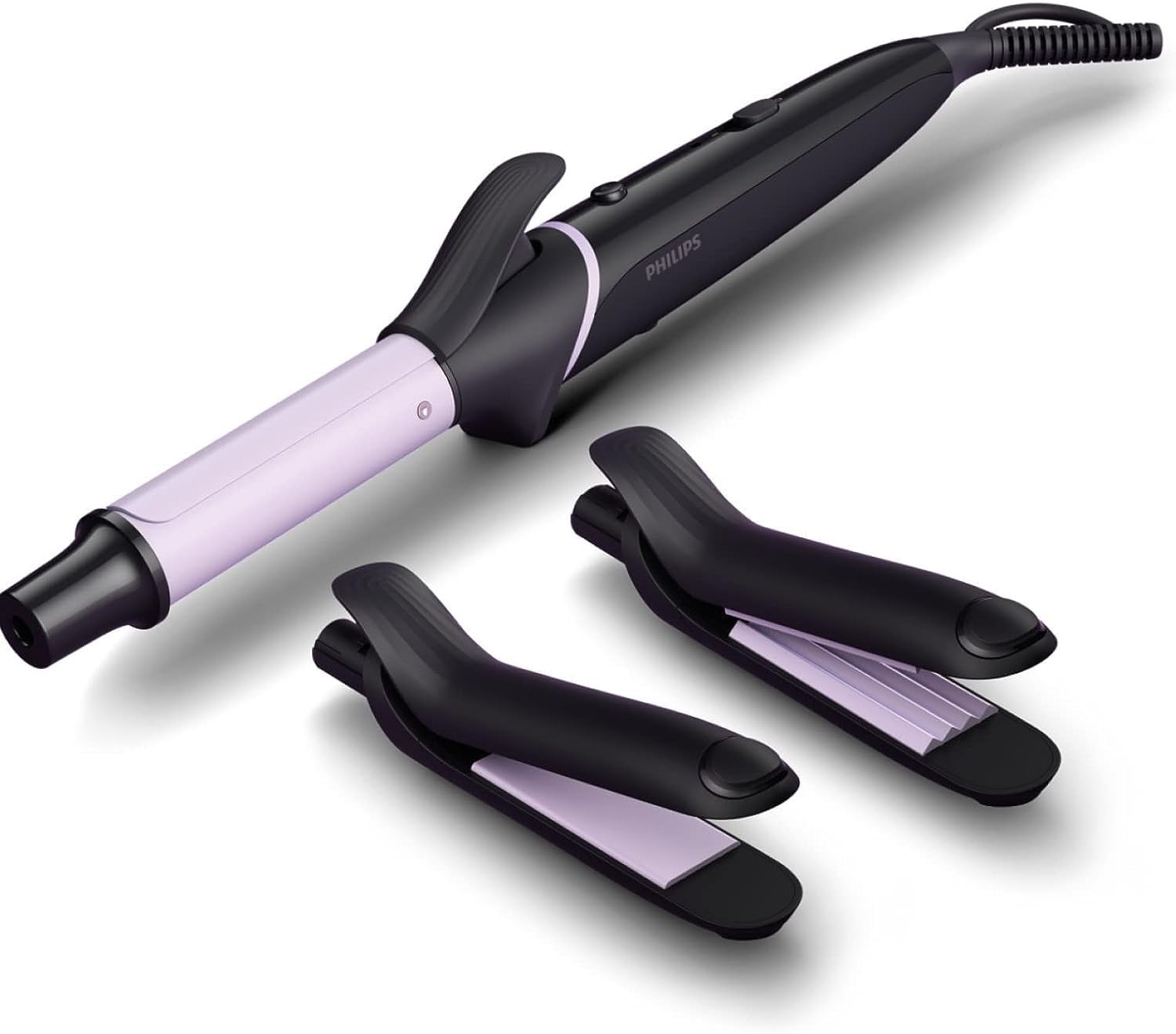 Philips BHH816/00 Multi Styling Kit for Crimp, Straighten or Curl with the single tool- Black