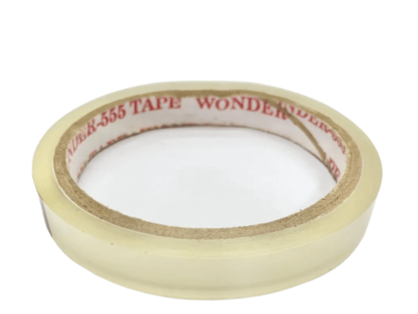 Wonder 555 Packaging Transparent Cello Tape 1/2 Inch