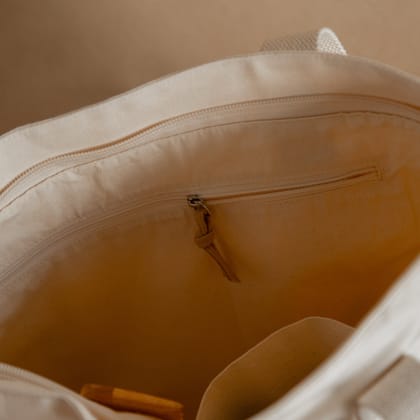 The Everyday Tote-Regular / Cotton Canvas - Natural