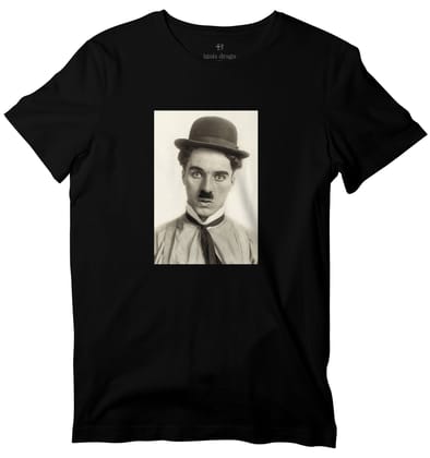 Charlie Chaplin T-shirt-36 - XS / Black