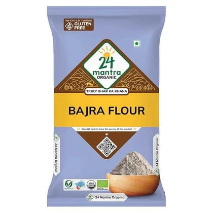 24 MANTRA ORGANIC BAJRA FLOUR 500GM