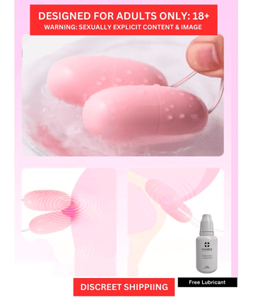 VIBRATING DUAL EGGS CLITORIS STIMULATOR & G- SPOT VIBRATOR FOR WOMEN BY KNIGHTRIDERS