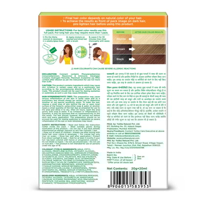 Nisha Creme Hair Color Light Blonde 40g Pack of 4, Permanent Hair Colour for Women Men, 100% Grey Coverage