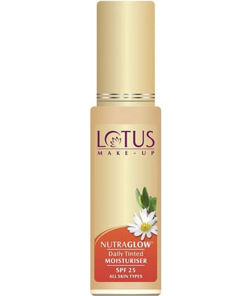 Lotus Makeup Nutraglow Daily Tinted Moisturiser Calendula extracts Fresh Ivory T1 50ml (Pack of 1)