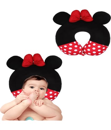 JUZZII Single Black Velvet Kids Fibre Filled Pillow