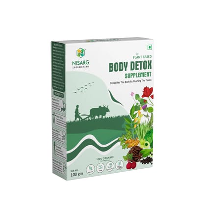 Nisarg Body Detox Blood Purifier Powder 100g Natural Detox and Cleansing Blend