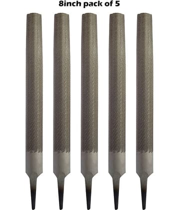 Half Round Engineer's File Tool 8Inch (200mm) (Pack Of 5) File & Rasp Half Round