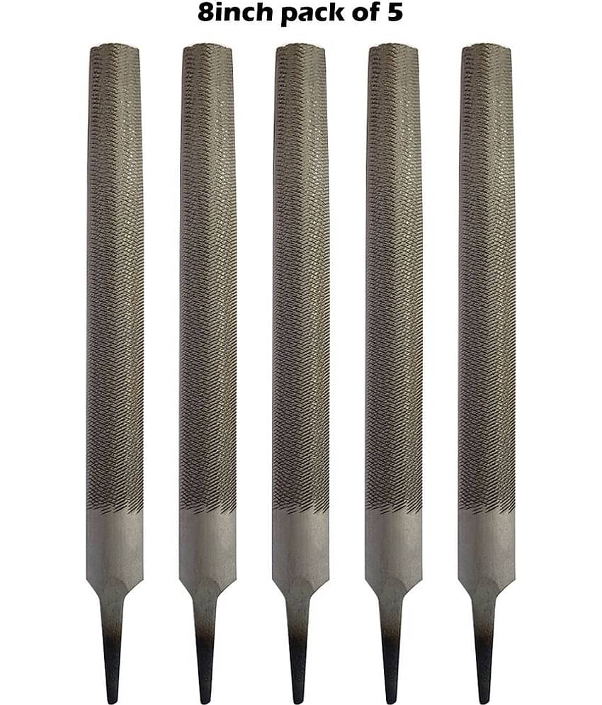 Half Round Engineer's File Tool 8Inch (200mm) (Pack Of 5) File & Rasp Half Round