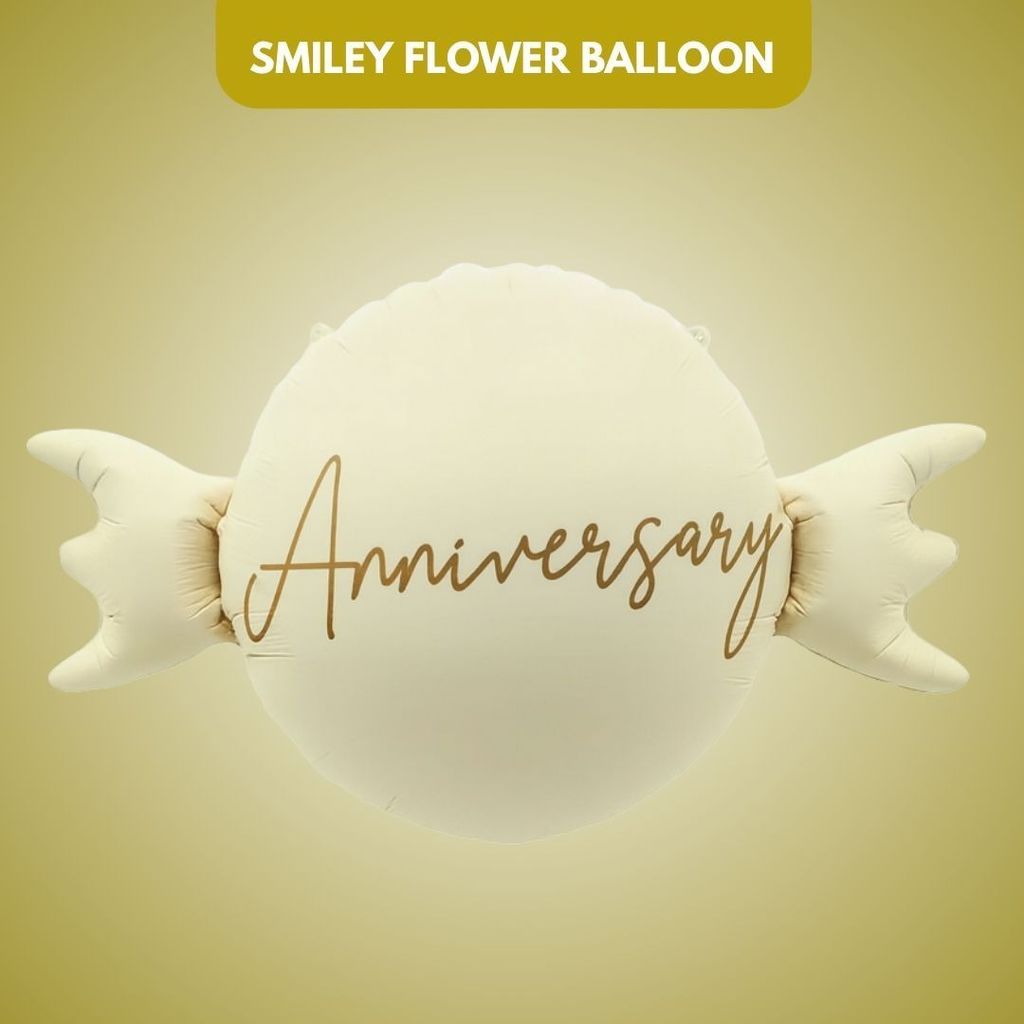 Happy Anniversary Candy Shape Balloon - 1PC - Party and Festive Needs | Buy online on ZillyBuy