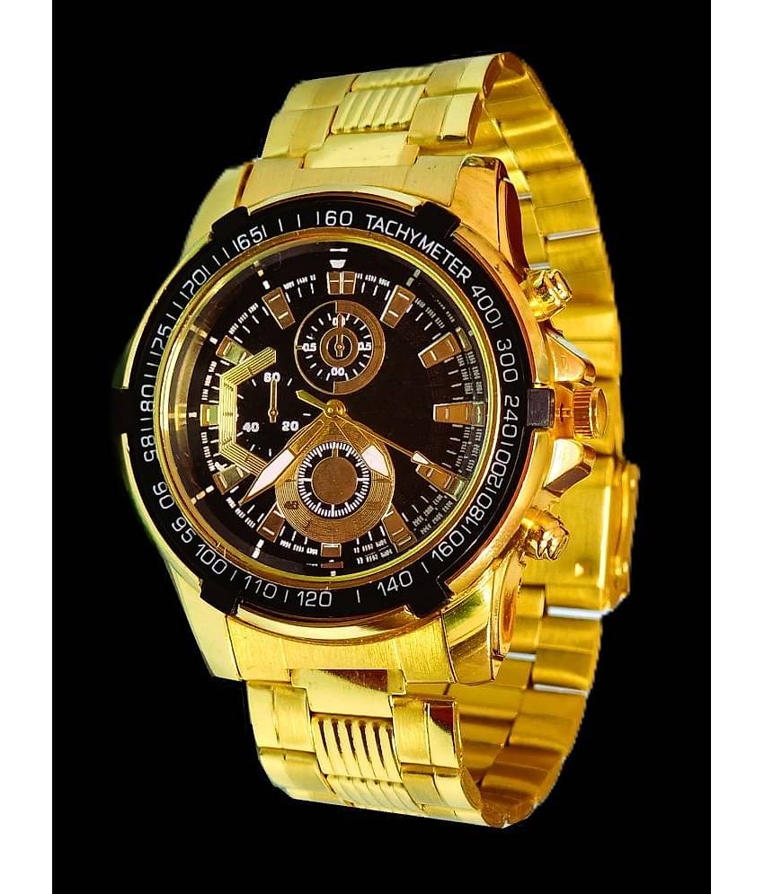 Renaissance Traders Gold Metal Analog Men's Watch