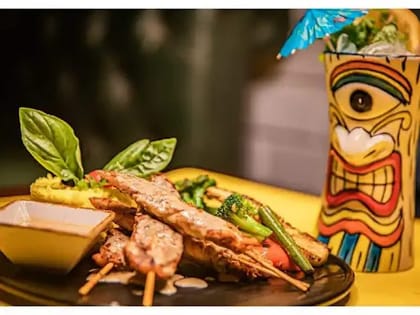 Satay With Grilled Vegetable