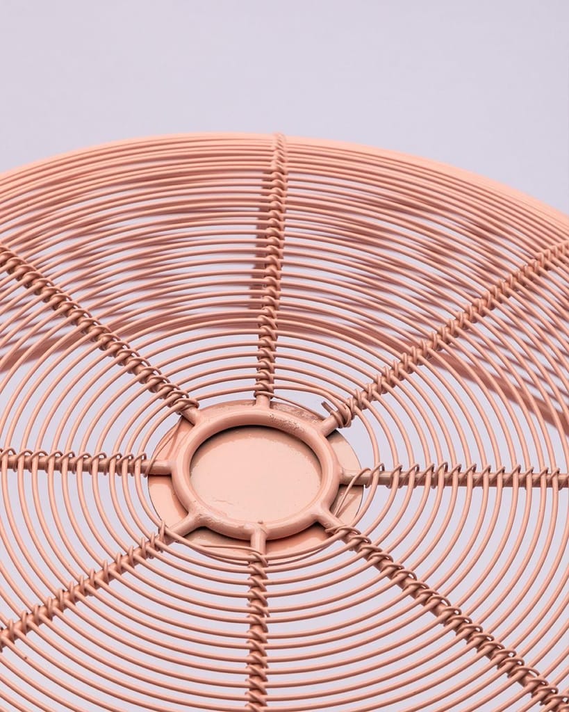 Market99 Metal Wire Countertop Fruit Bowl, Basket Holder Stand, For Home & Kitchen, Peach Colour, Iron