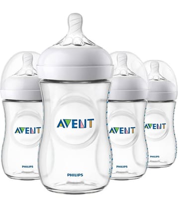 Philips Avent - 260 White Feeding Bottle ( Pack of 4 )