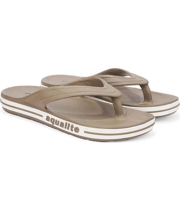 Aqualite Brown Men's Thong Flip Flop