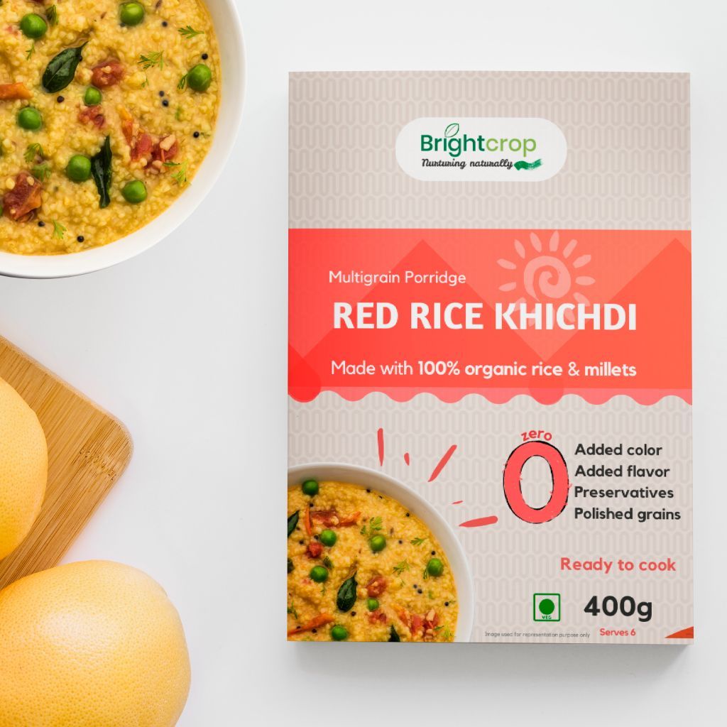 Red Rice Khichdi | Multigrain Porridge (400Gms Pack)