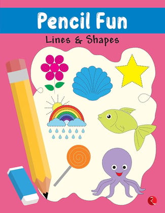 PENCIL FUN:ines and Shapes Book of Pencil Control, Practice Pattern Writing (Full Color Pages)