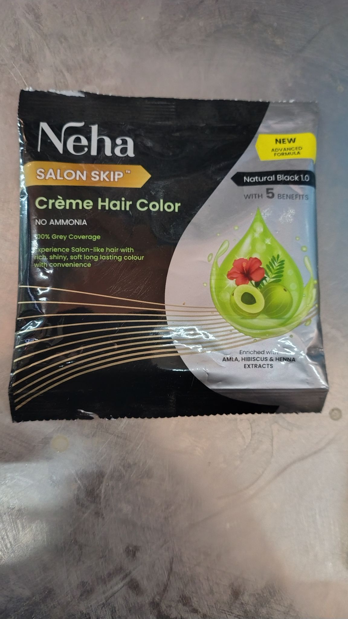 Neha Salon skip Crème hair color 