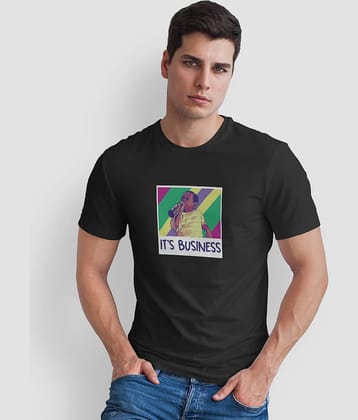 The Twenty Eight Pack of 1 Cotton Regular Fit Men's T-Shirt ( Black )