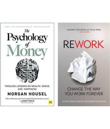 ( Combo of 2 books ) The Psychology Of Money + Rework (Paperback, Morgan Housel, Heinemeier Hansson David)
