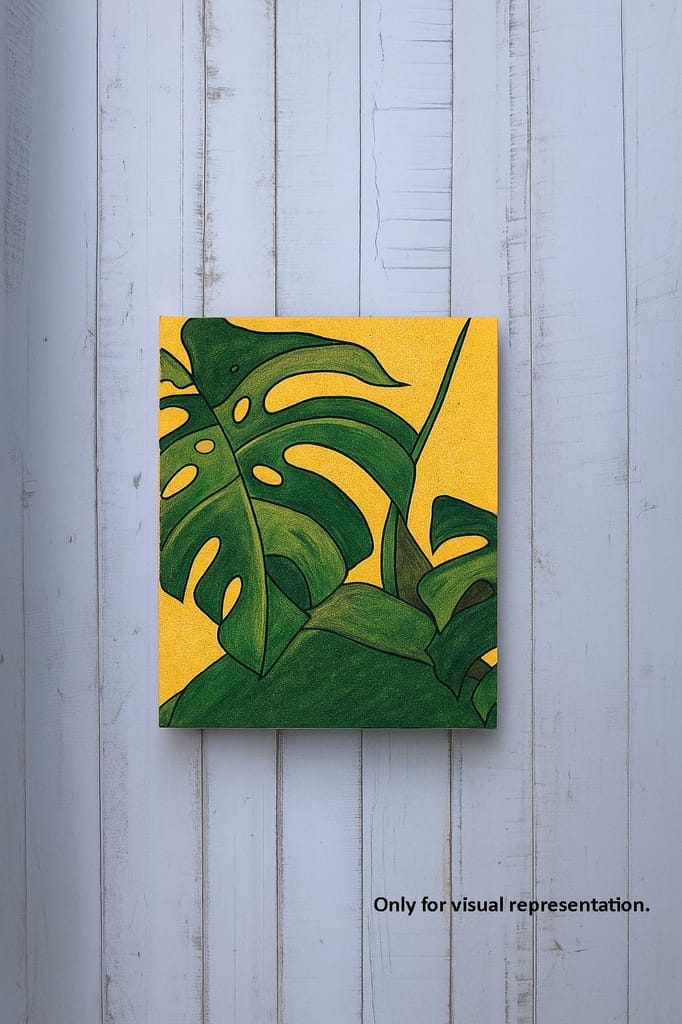 Dbeautify's DIY Traditional Painting – Leaf Wall Art