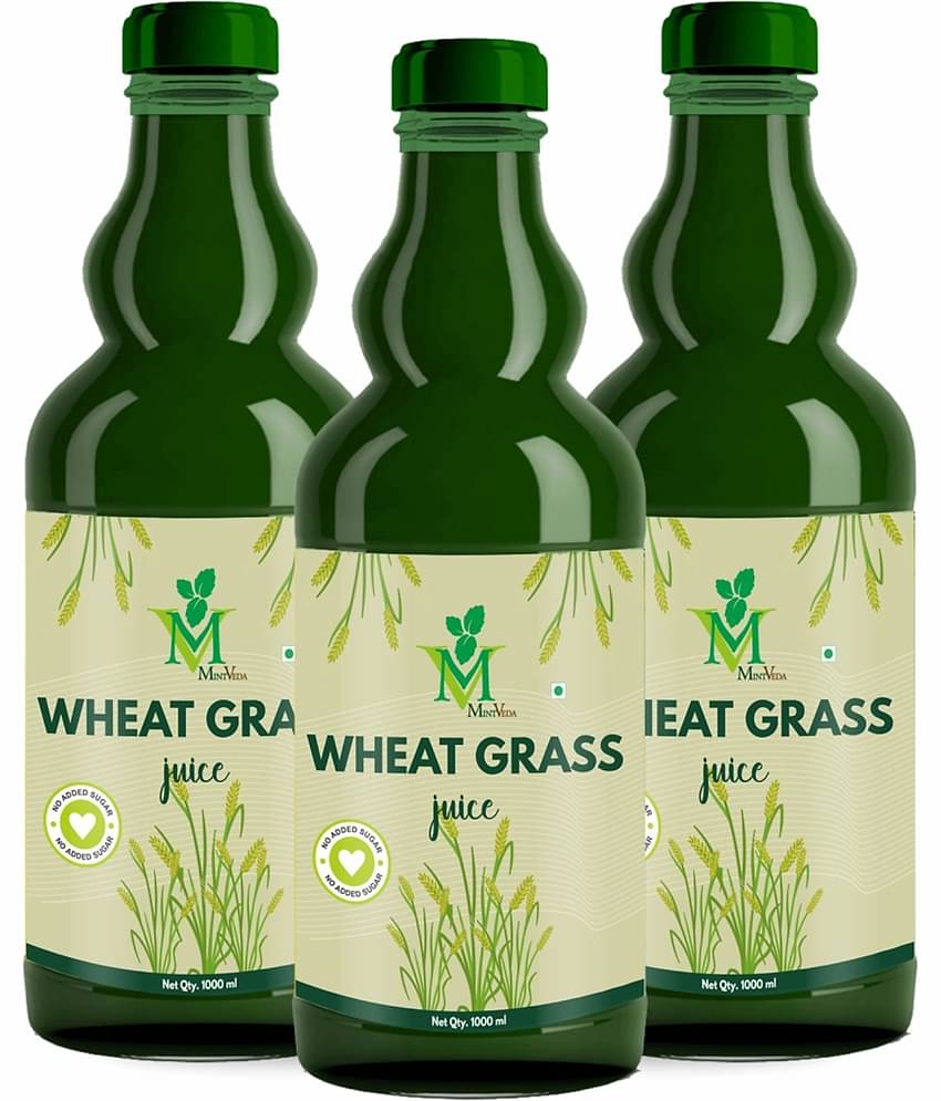 Wheat Grass sugar free Juice Pack of 3 - 1000ml