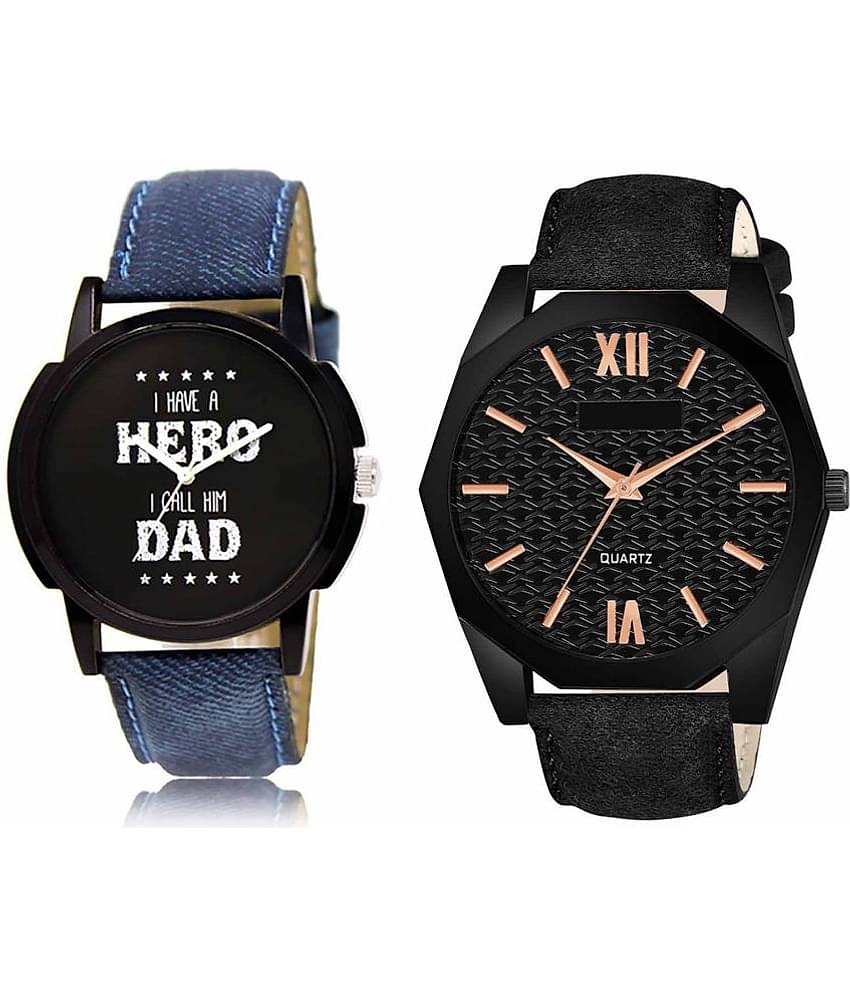 Lorem - Analog Watch Watches Combo For Men and Boys ( Pack of 2 )