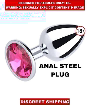 New Real Orgasm Anal Plug A1 Anal Small Size Smooth Steel Diamond Anal Steel Plug For Unisex