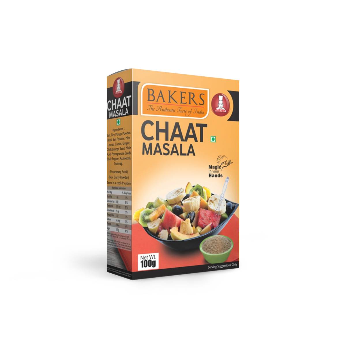 Bakers Chat Masala 100 Gms