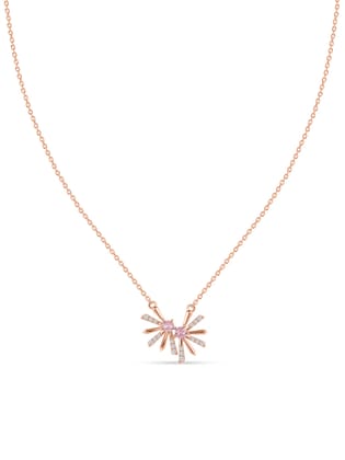Daisy Rose Gold Pendant For Women