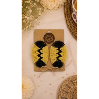 HANCRAFTED MACRAME HAIR CLIP HANCRAFTED MACRAME HAIR CLIP