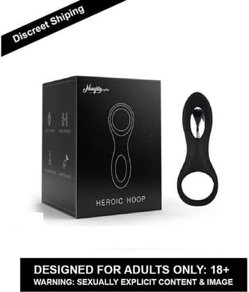 Textured Vibrating+USB Cock Ring For Added Pleasure | Sex Toys For Men By CRAZYNYT WITH KAAMRAJ LUBE