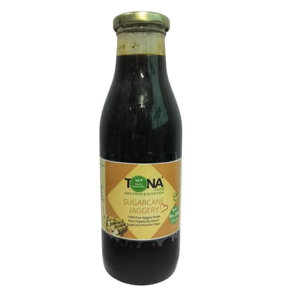 Tona Organic Sugarcane Liquid Jaggery, 700 gm