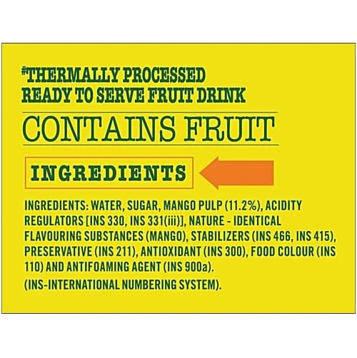 Frooti Mango Drink, 600 ml Bottle