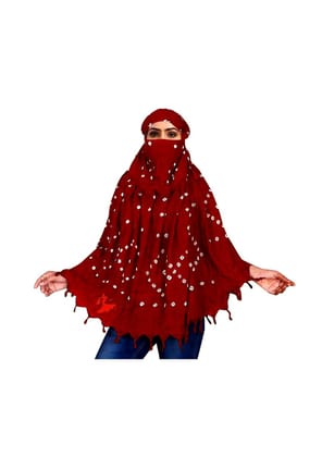 Shiv Textiles Women's Summer Scarf Bandhani Print Pure Cotton White Soft Breathable Neck Wrap Headscarf Lightweight Sun Protection Stole Daily Wear Fashion Accessory