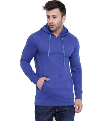 Galatea Fleece Hooded Men's Sweatshirt - Blue ( Pack of 1 )