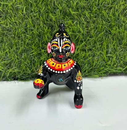 laddu gopal idol (black colour)-Size 2