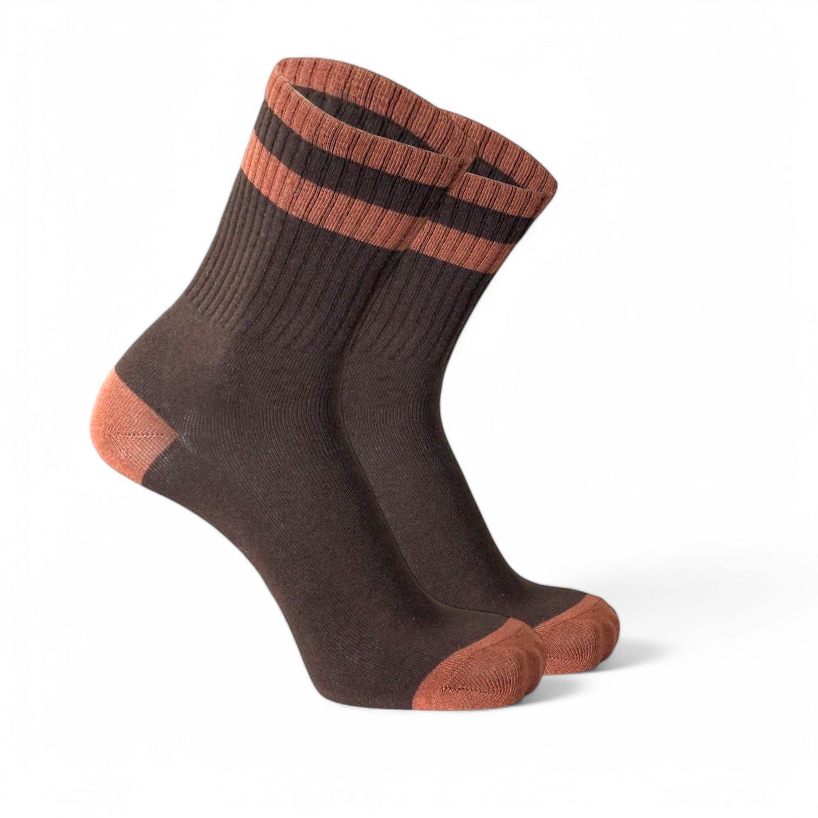TWOSTRIPE EDITION- BROWN-Pack of 1-Pair