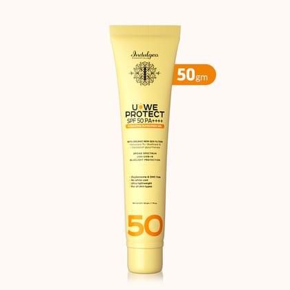 U-We Protect Ultra Light Broad Spectrum Sunscreen Gel - SPF 50 PA++++-50gm