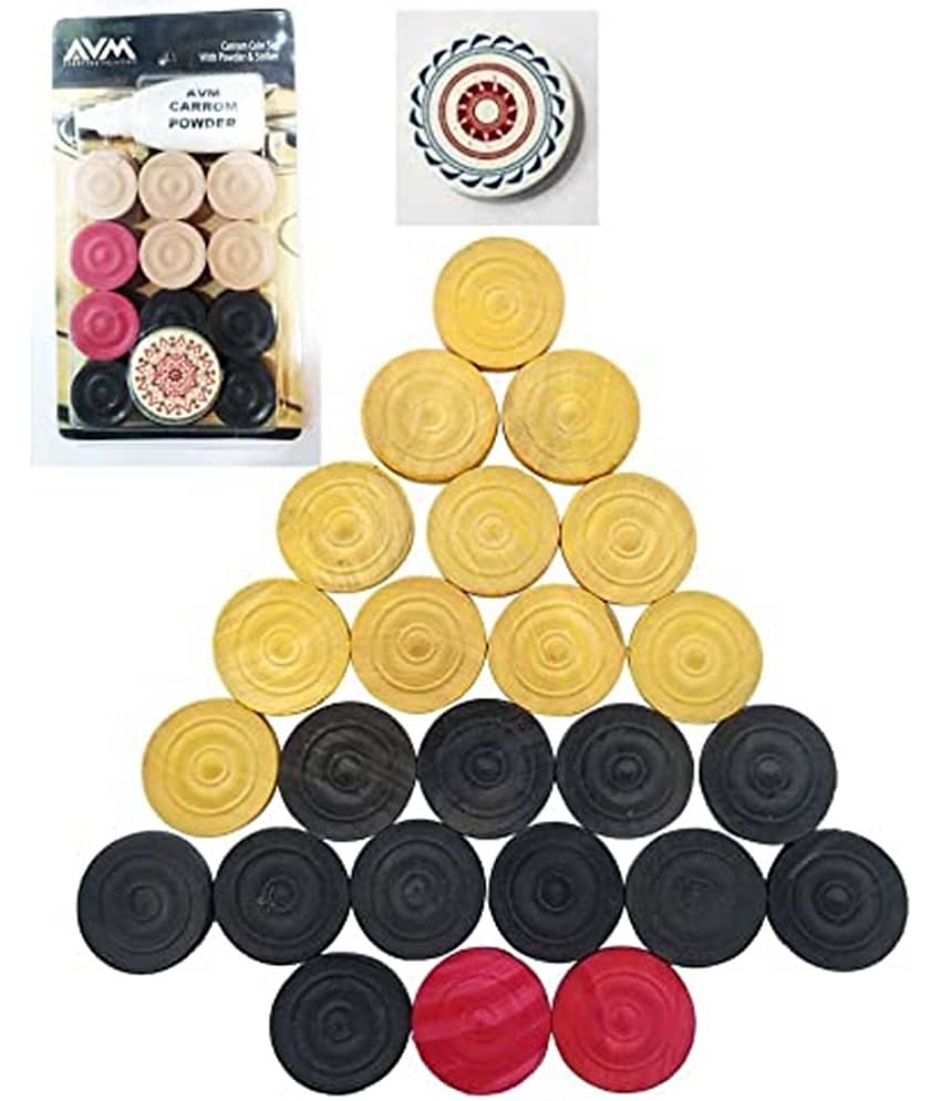 Fratelli Wooden Multicolor Carrom L