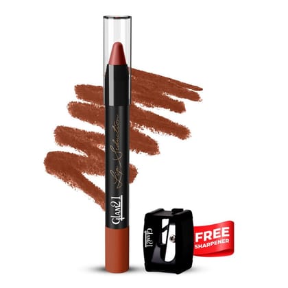 Glam21 Lip Seduction Non- Transfer Crayon Lipstick up to 12 Hours Stay | Lightweight & Longlasting|Creamy Matte | Smudge Proof - 3.6gm| Last Night | 30 Glam21 Lip Seduction Non- Transfer Crayon Lipstick up to 12 Hours Stay | Lightweight & Longlasting|Cre