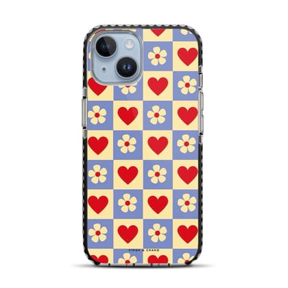 Flower and Heart iPhone 14 Stride Phone Case-Stride