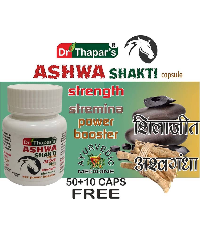 Dr. Thapar's ASHWA Power 60 Capsule 500 mg