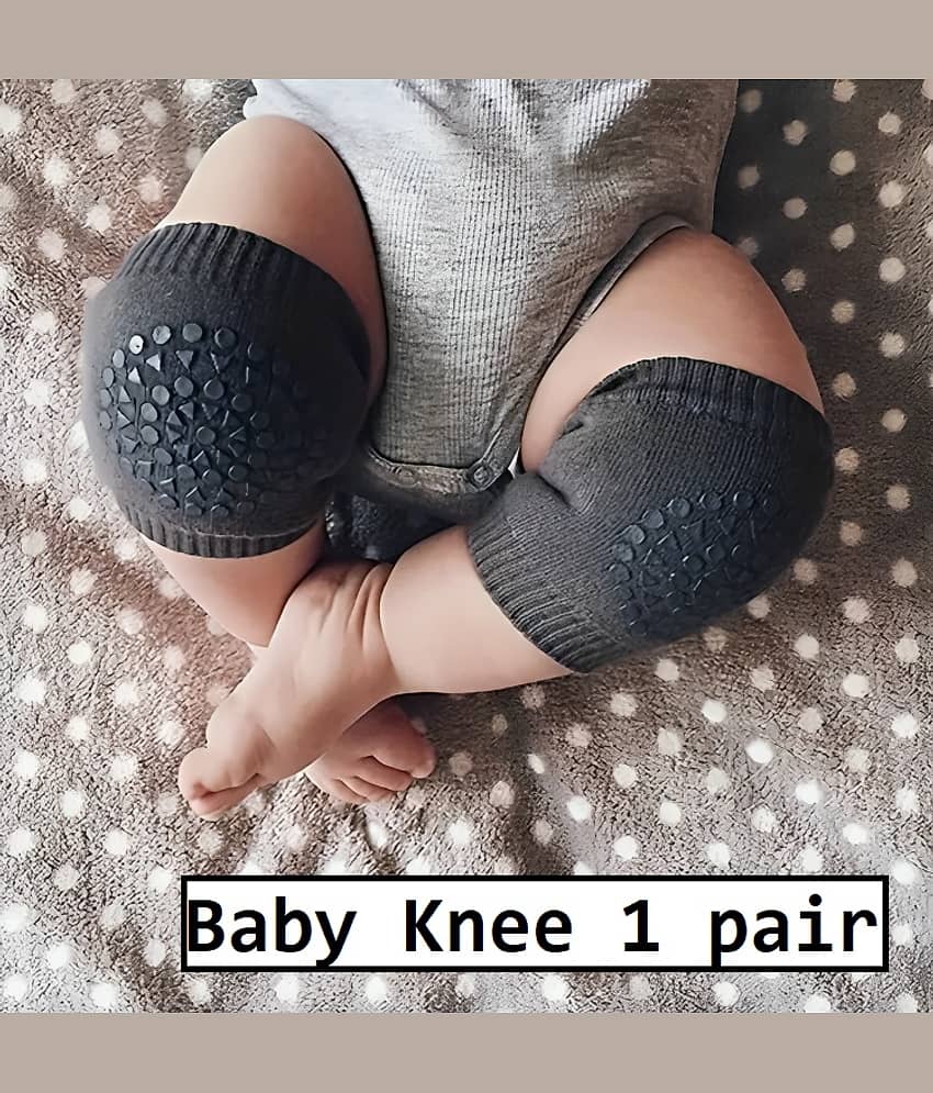 Multi Deal Multicolor Cotton Baby Knee Pad ( Pair of 1 )