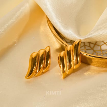 Golden Stud Earring