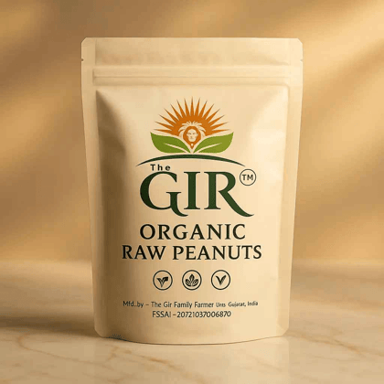 THE GIR FARMER Organic Raw Peanuts - Naturally Grown