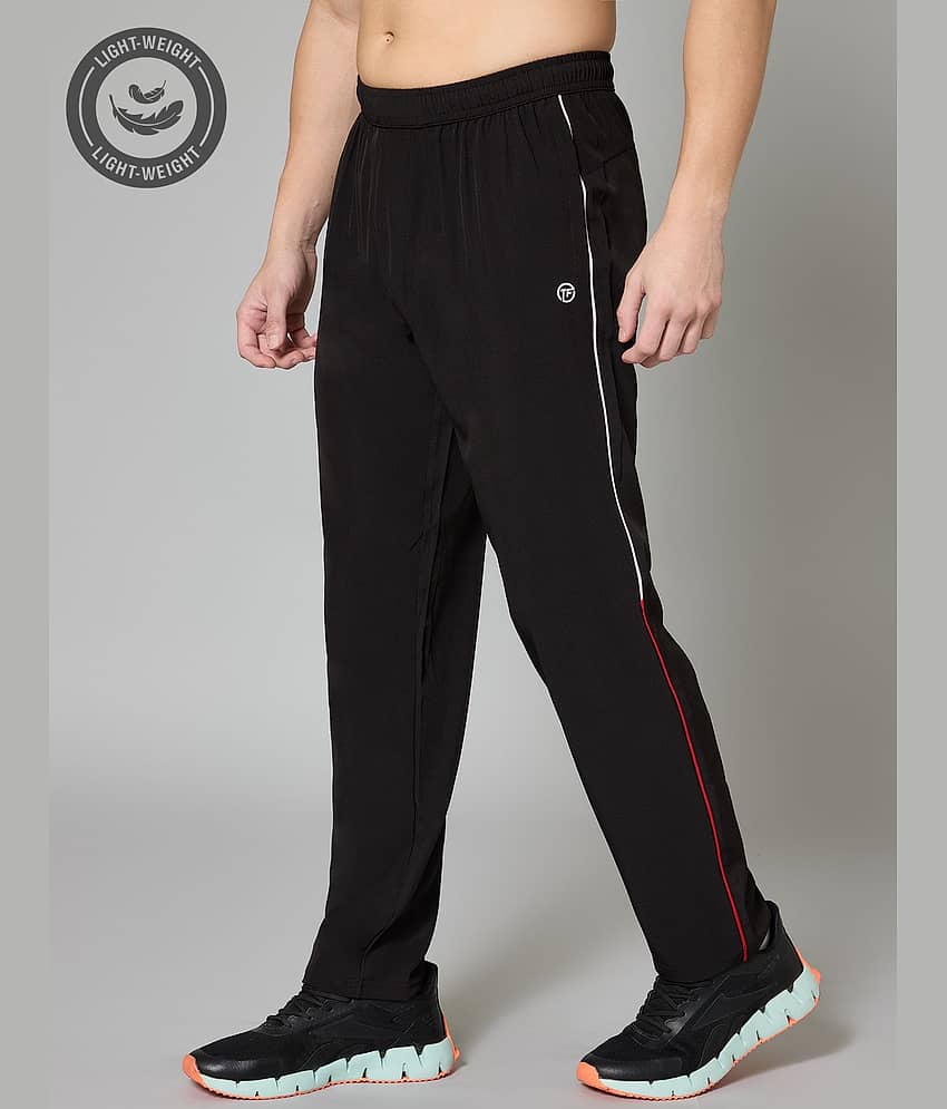 Turnfit Black Polyester Men's Sports Trackpants ( Pack of 1 )