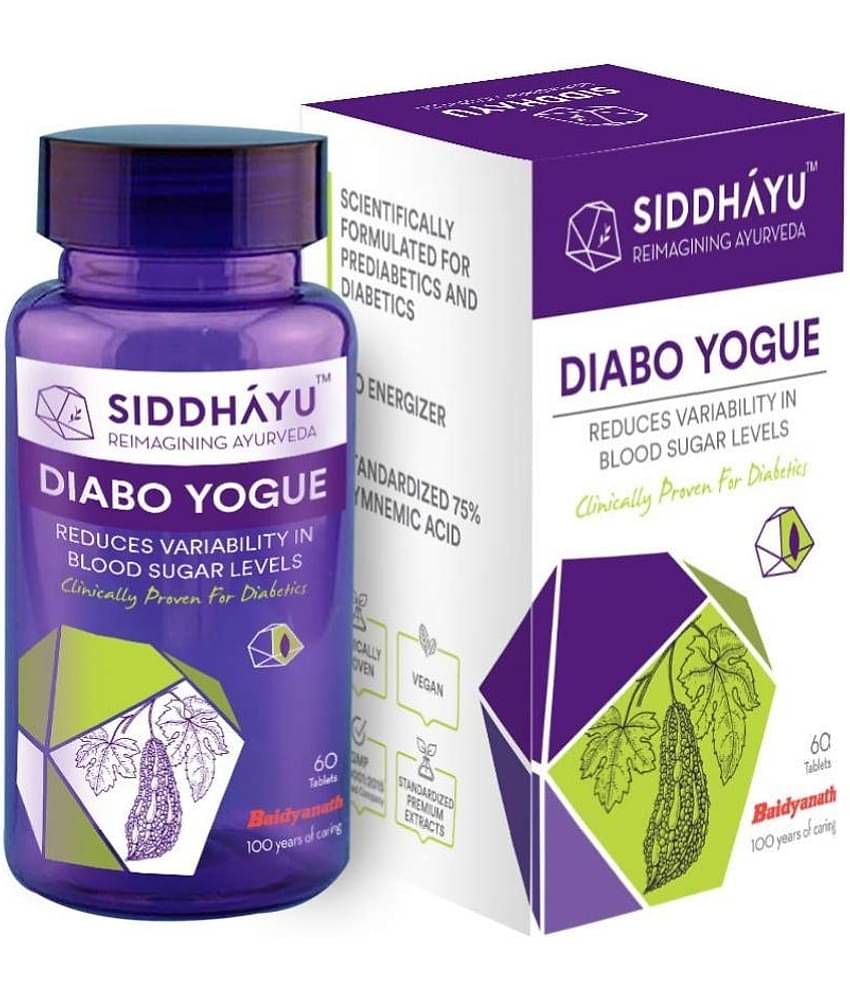Siddhayu Diabo Yogue Daibities Tablet 60 No.S (Pack of 1)