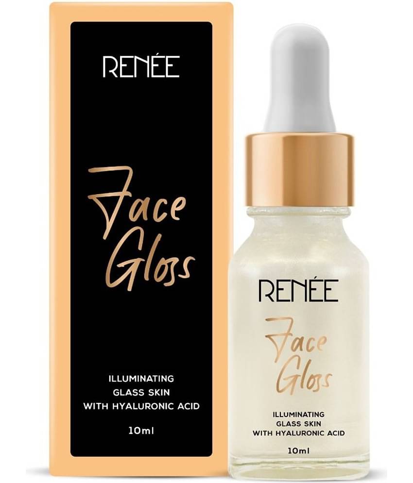 RENEE Face Gloss with Hyaluronic Acid Gold, Hydrating & Radiant Shine, 10ml