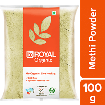 BB Royal Organic - Methi/Menthya/Fenugreek Powder, 100 g