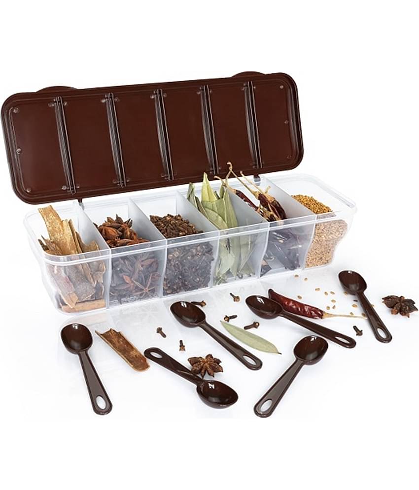 analog kichenware Dal/Spice/Dry Fruit Plastic Brown Pickle Container ( Set of 1 )